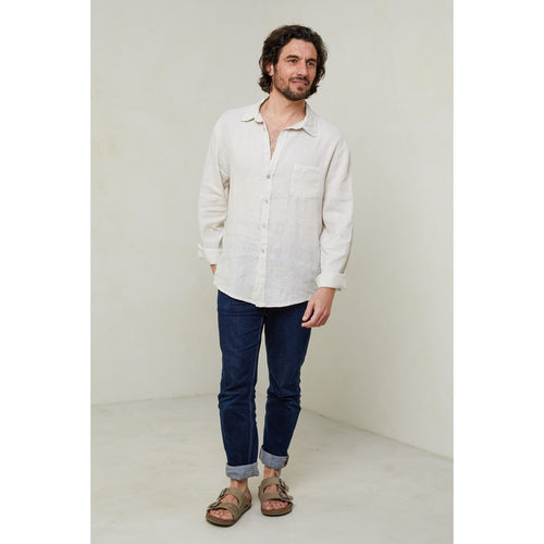 Autour Du Lin - Chemise - Beige - Homme