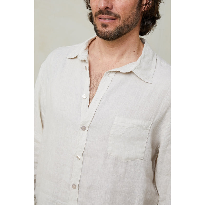 Autour Du Lin - Chemise - Beige - Homme