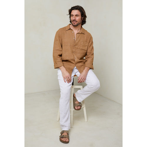 Camisa - Camel - Hombre