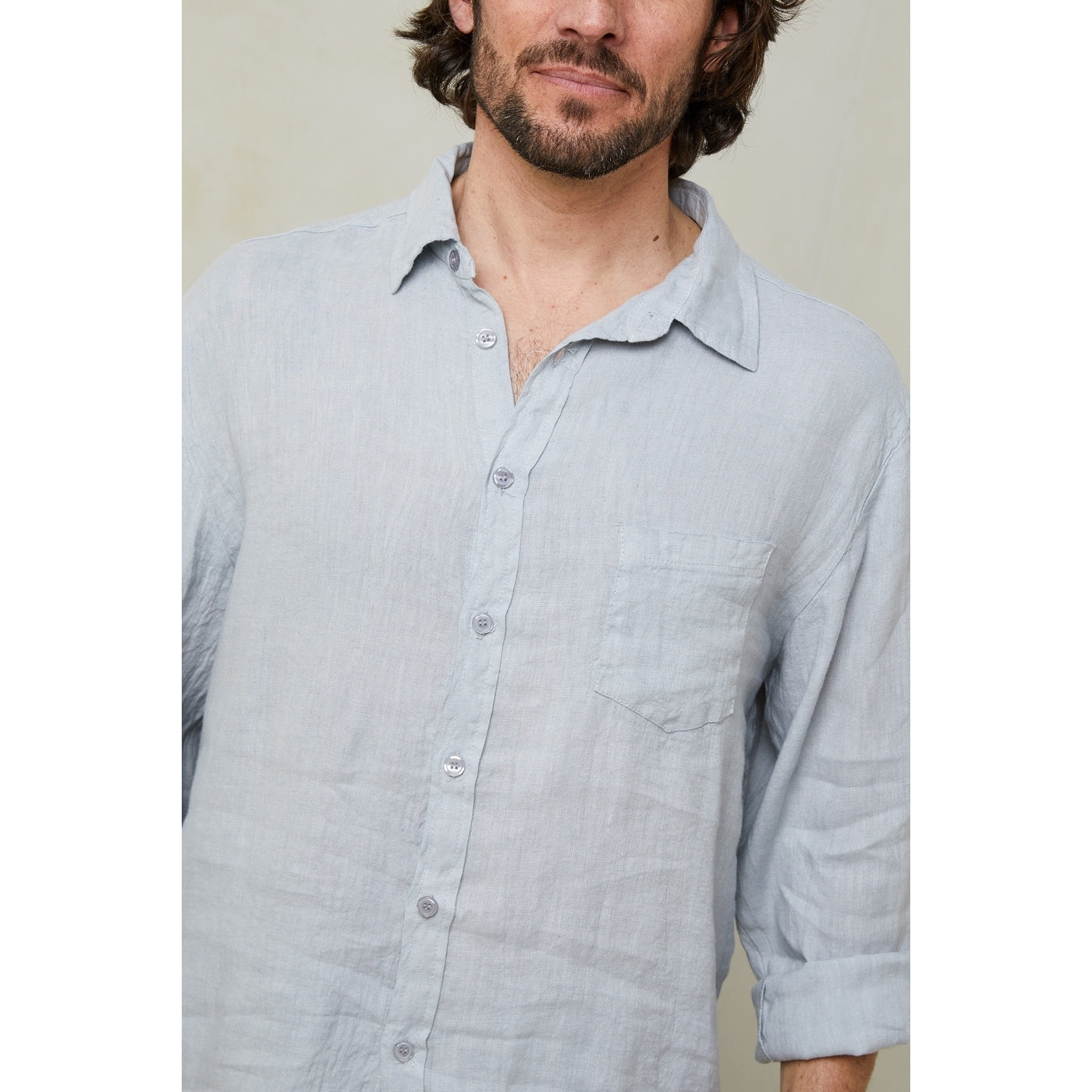 Camisa - Gris claro - Hombre