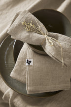Soline - Set of 3 Towels - Washed Linen - Sand
