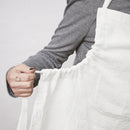 Tablier Ajustable - Lin Lavé - Soline - Craie