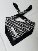 Foulard Christian Dior – Modèle Monogramme Noir