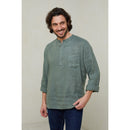 Autour Du Lin - Tunique - Kaki - Homme