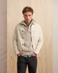 Chaqueta de algodón crudo