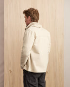Chaqueta de algodón crudo