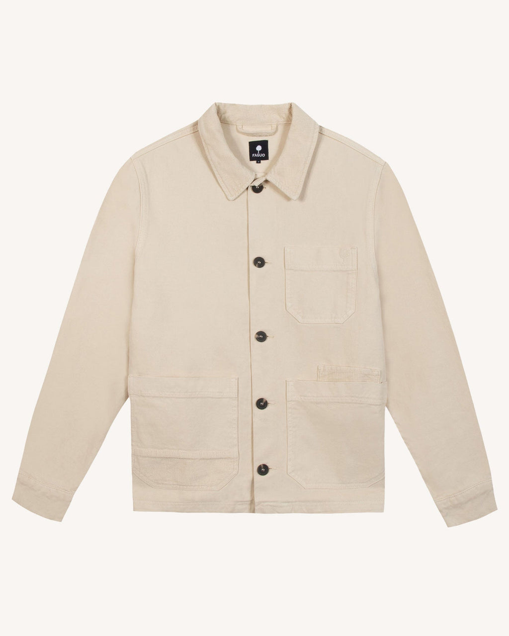Chaqueta de algodón crudo
