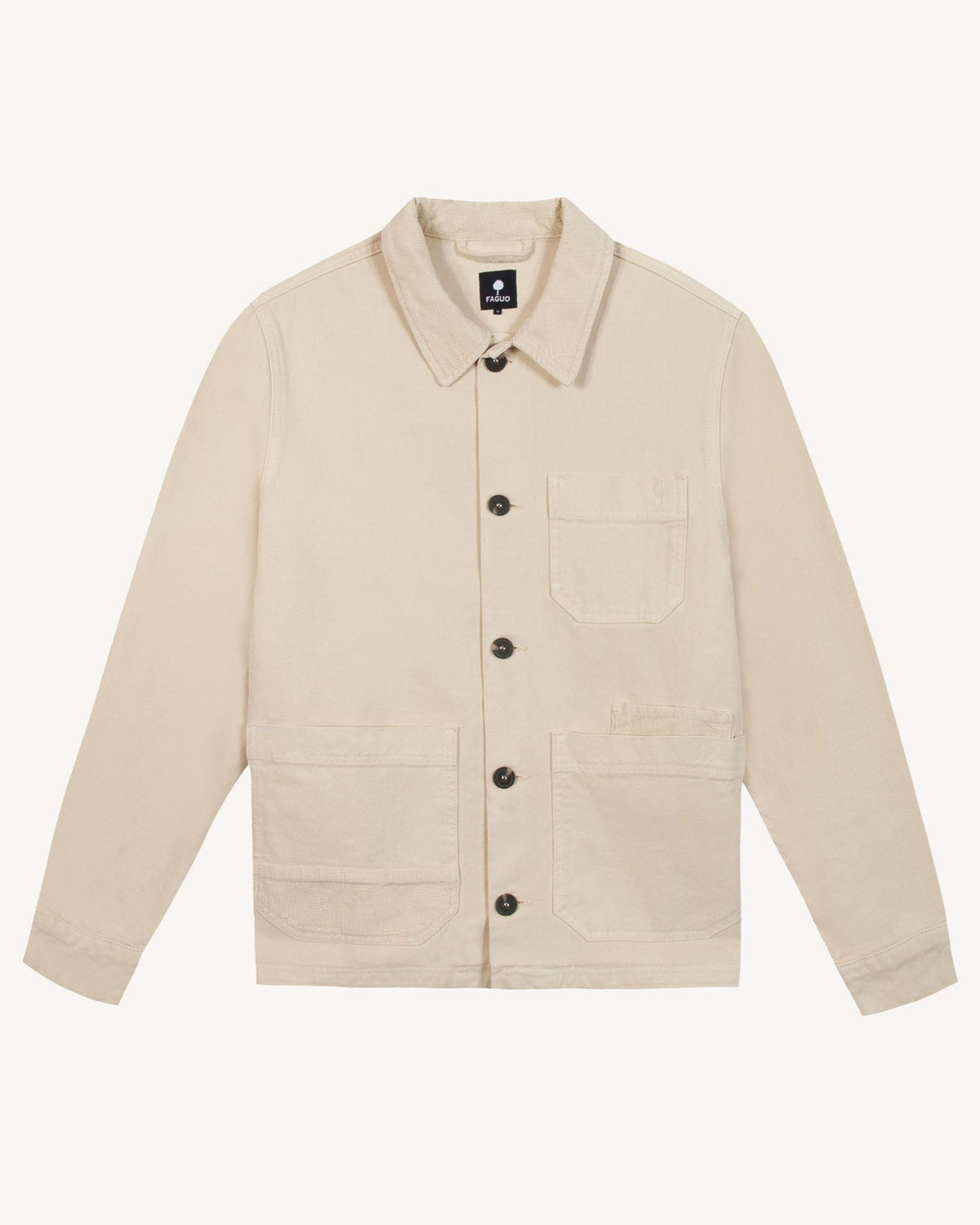 Chaqueta de algodón crudo