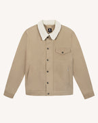 Cazadora de algodón beige