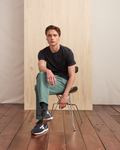 Light Grey-Green Cotton Chinos