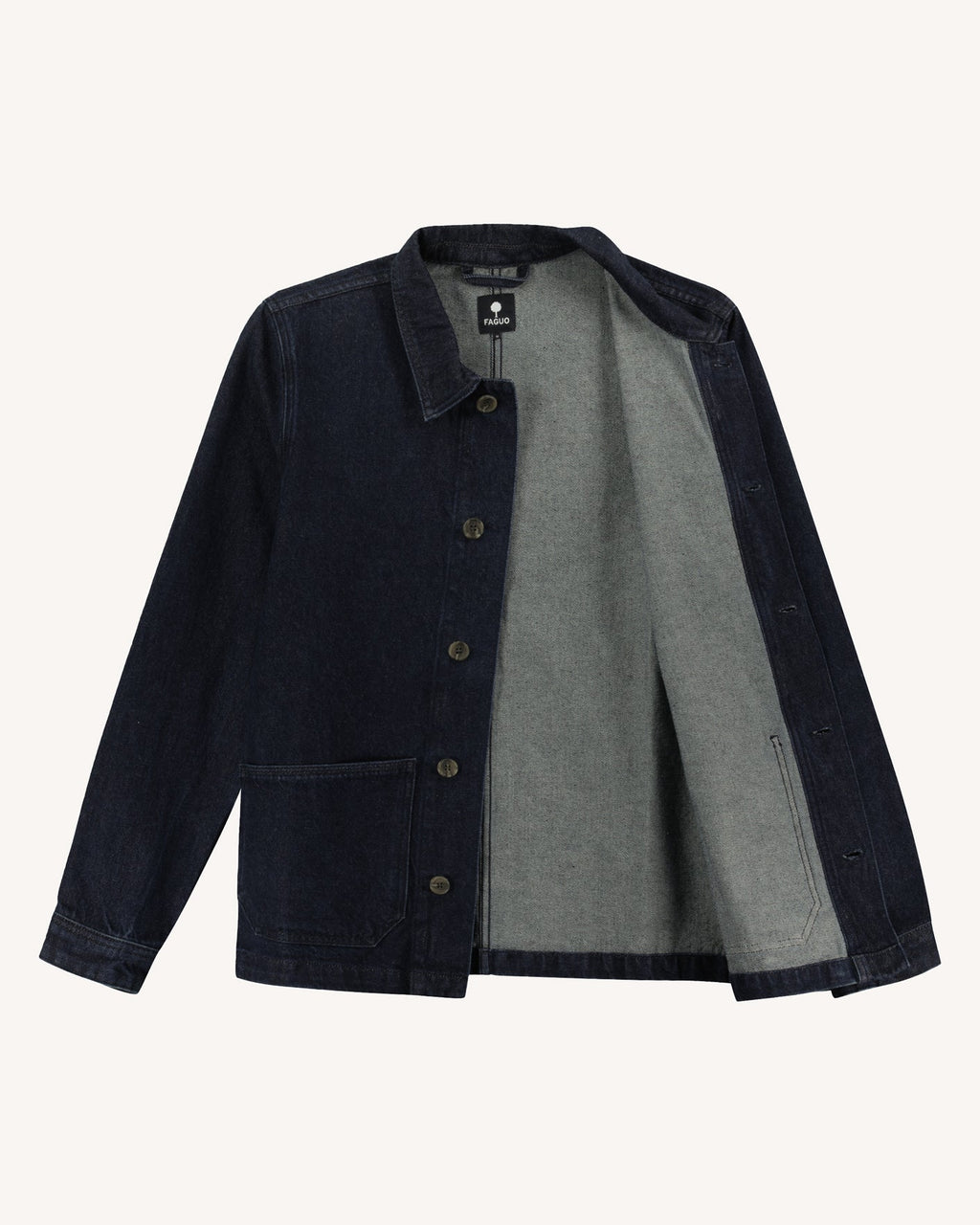 Raw Denim Cotton Jacket