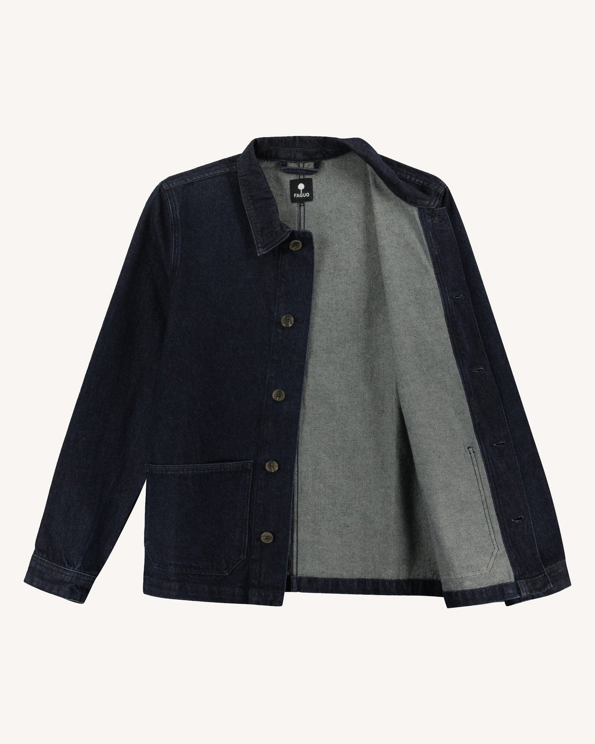 Raw Denim Cotton Jacket
