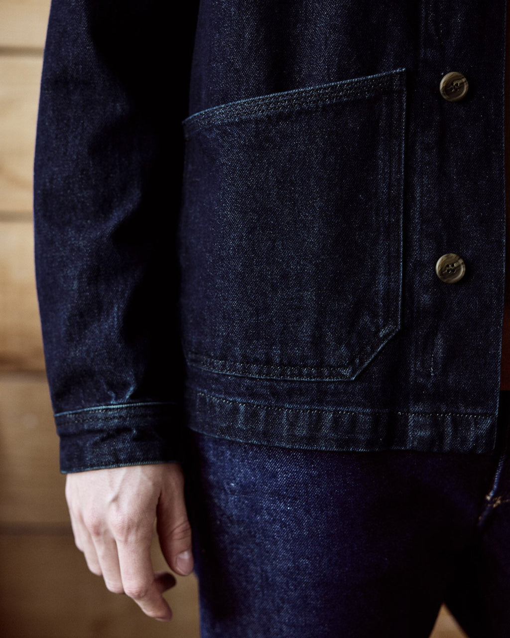 Raw Denim Cotton Jacket