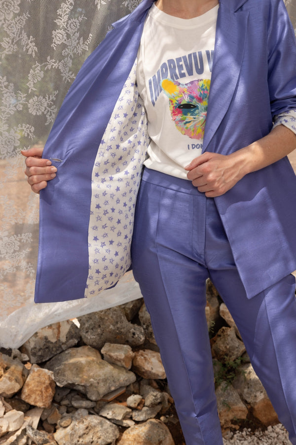 The Silvana Purple Pants