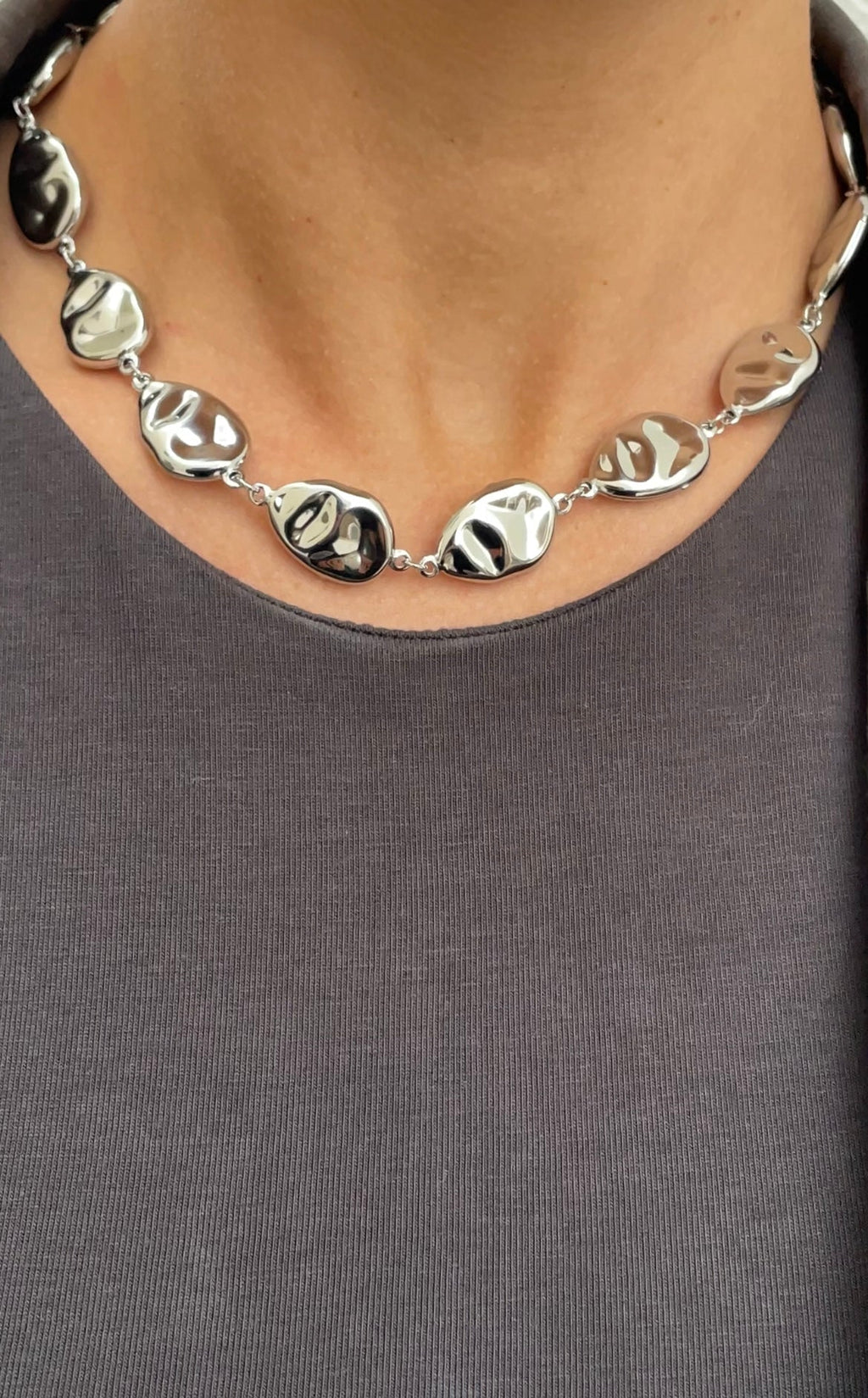 Collier Hammered Pieces