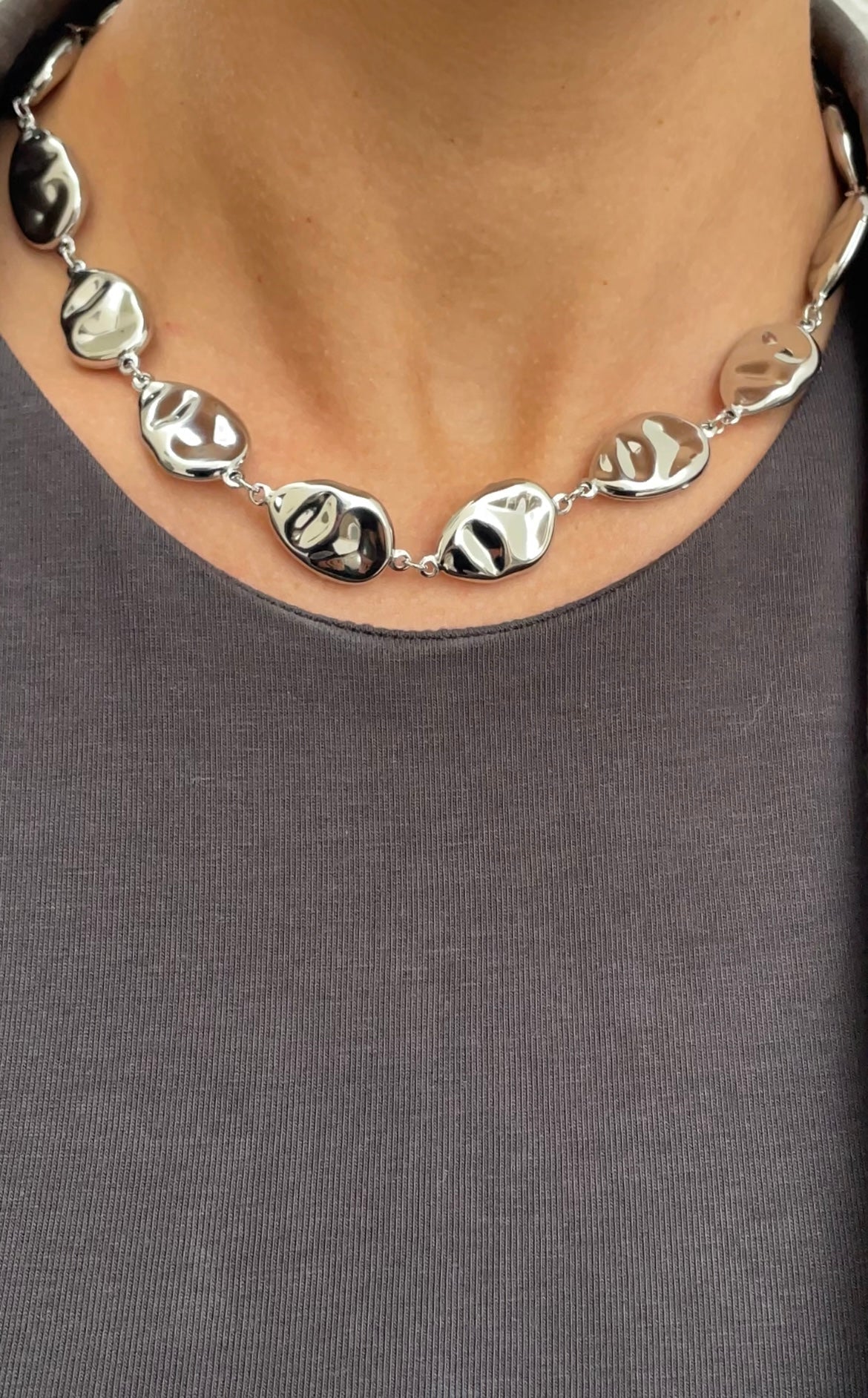 Collier Hammered Pieces