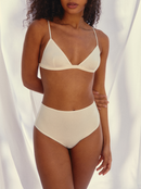 Culotte Haute Basic White coton