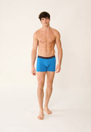 Boxer Long En Coton - Redoutable Long Bleu Fluo