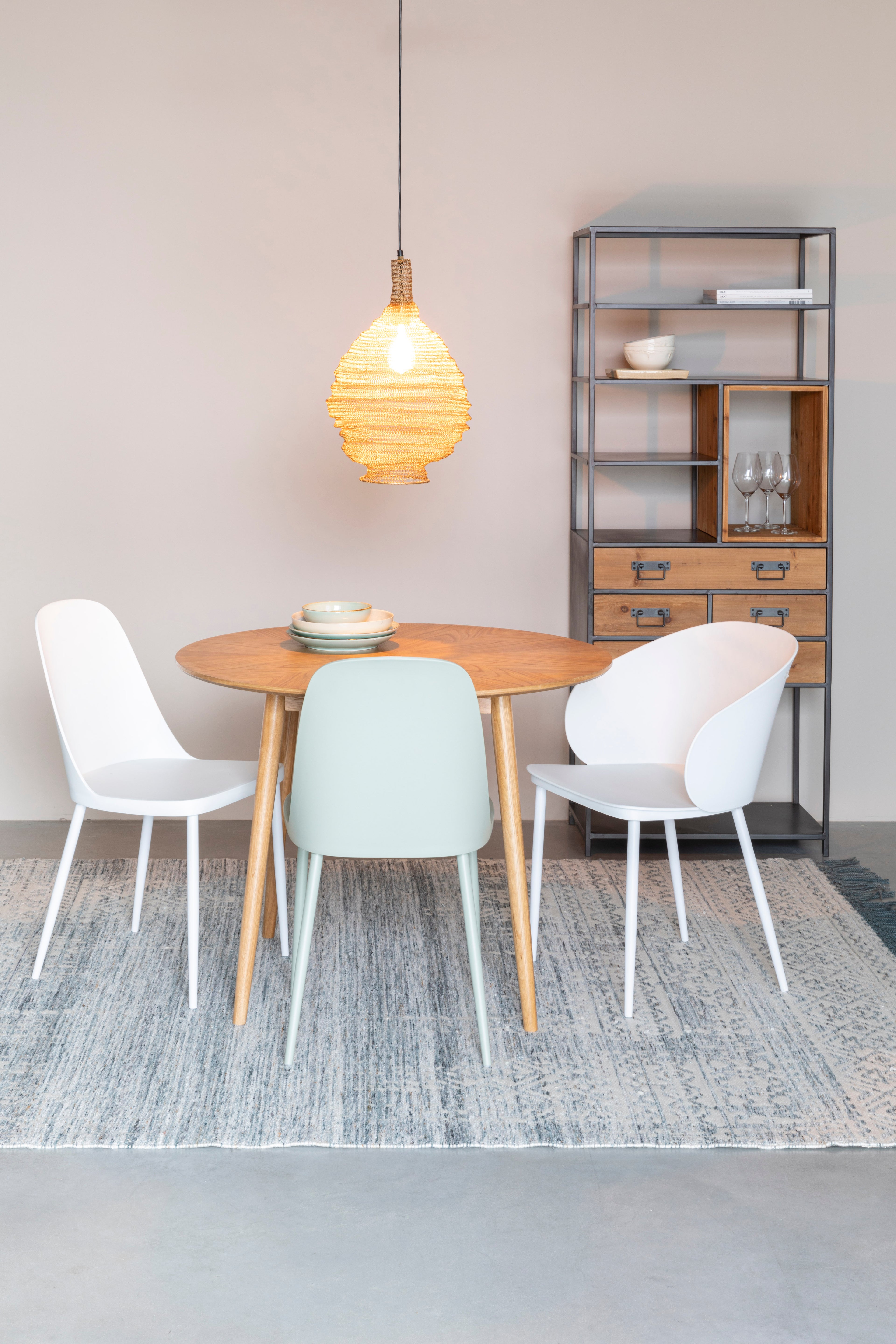 Pip All - Dining Chair - Polypropylene Plastic - White