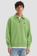 Levi'S Mikina Skate New Quarter Zip Greens