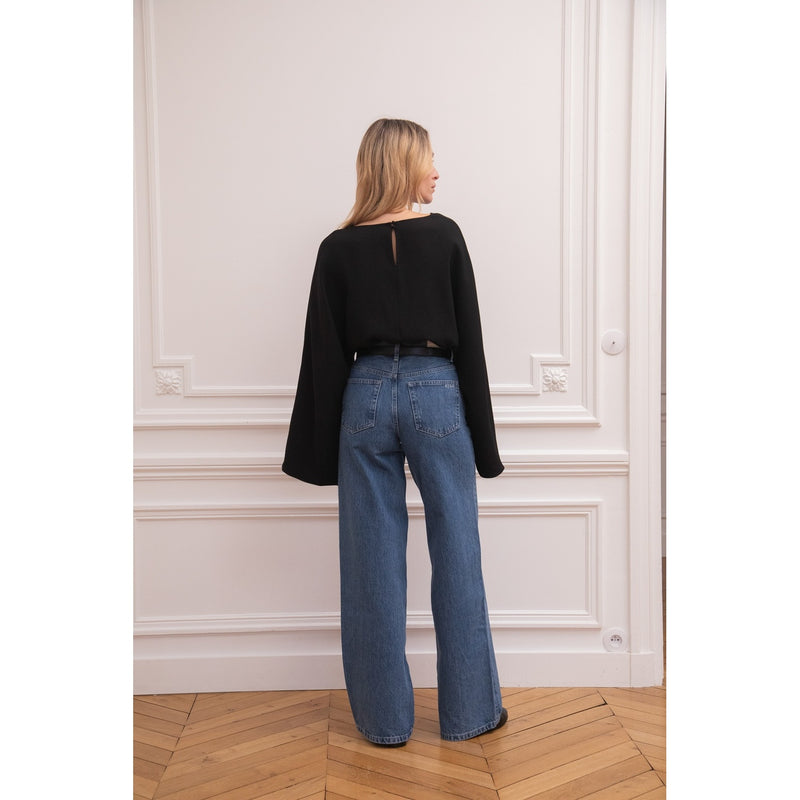 Blusa Le Echenoz - Negro - Mujer