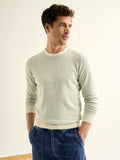 Arman Jumper - White And Atlantic - Men