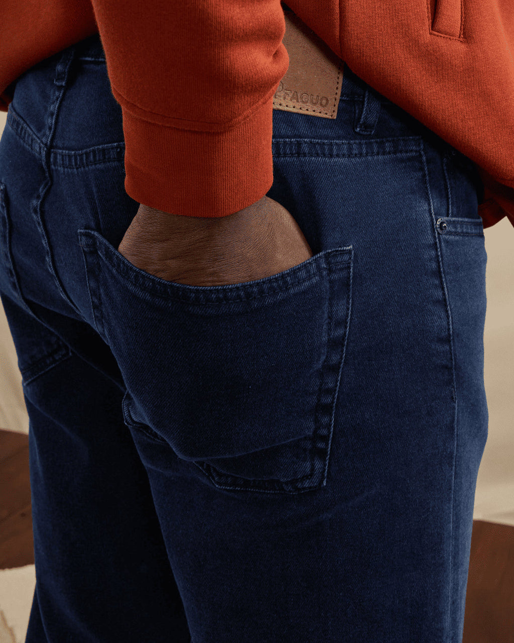 Vaqueros slim blue black