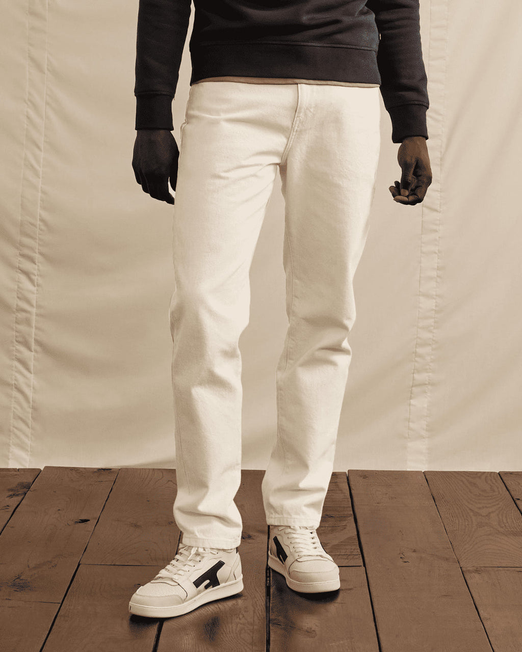 Jeans Affusolati Ecrù