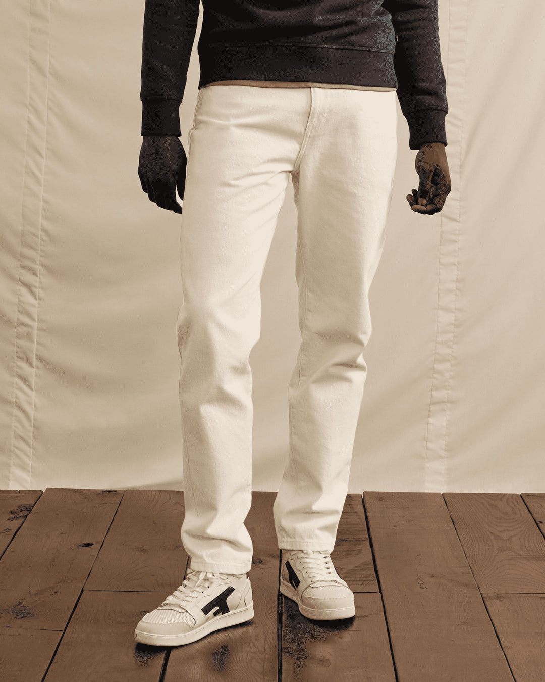 Jeans Affusolati Ecrù