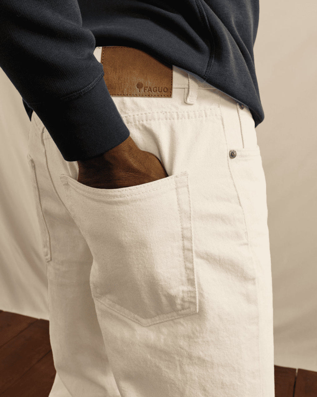 Jeans Affusolati Ecrù