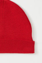 Wool Beanie - Red - Women