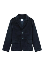 Velvet Jacket - Navy Blue - Boy