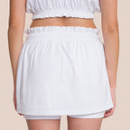 Willow Terry Skort - White