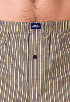 Caleçon Jacques Rayure Matelas En Coton - Orange Pur