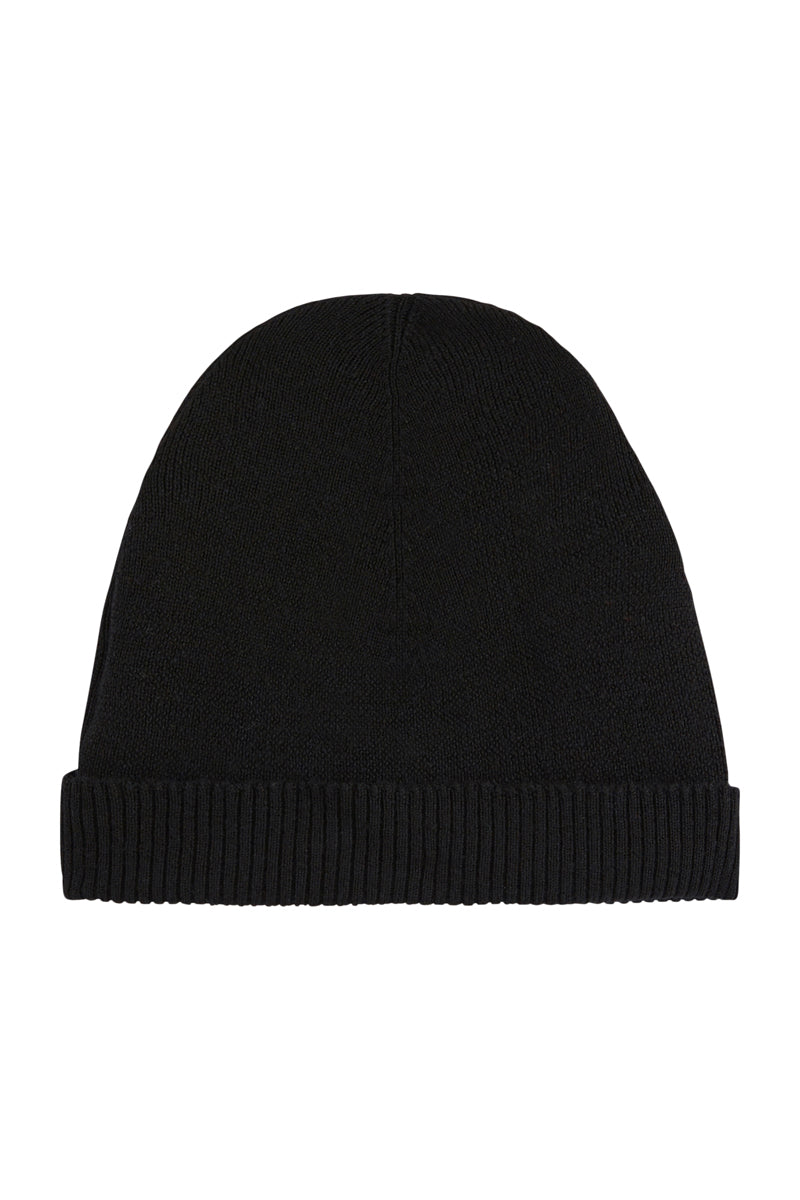 Wool Beanie - Black - Women