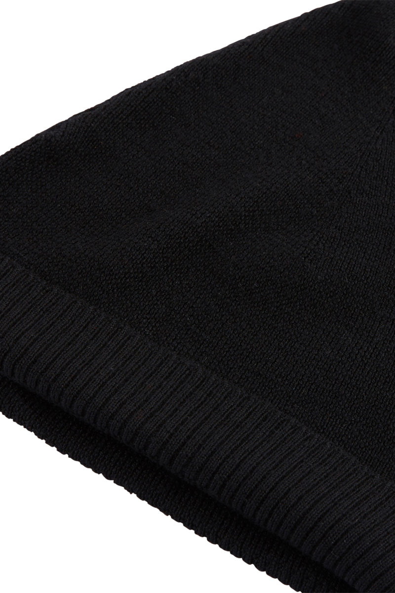 Wool Beanie - Black - Women