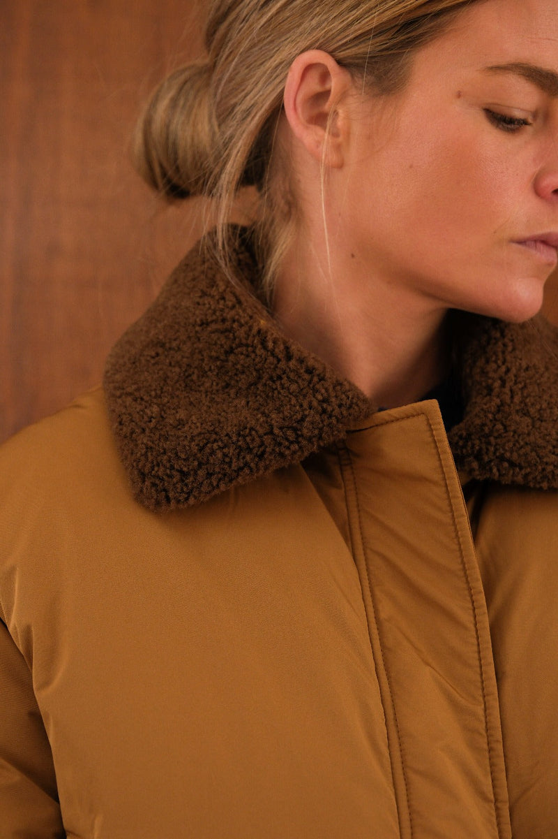 Doudoune Anaïs Camel