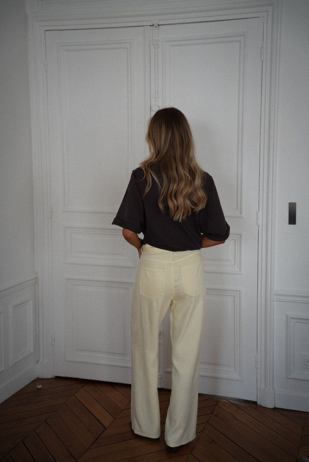 Pantalon Droit Shanon - Jaune