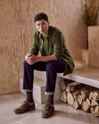 Chemise Kaki Et Multicolore