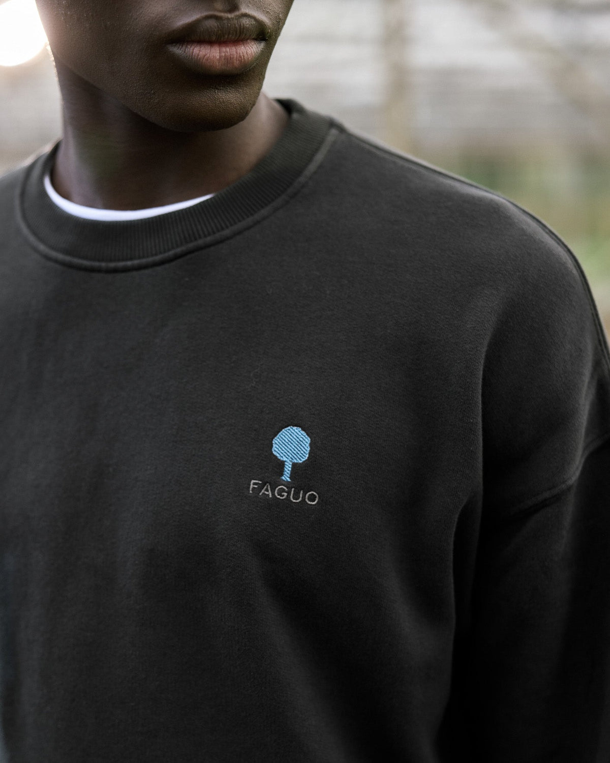 Sweat Col Rond Noir