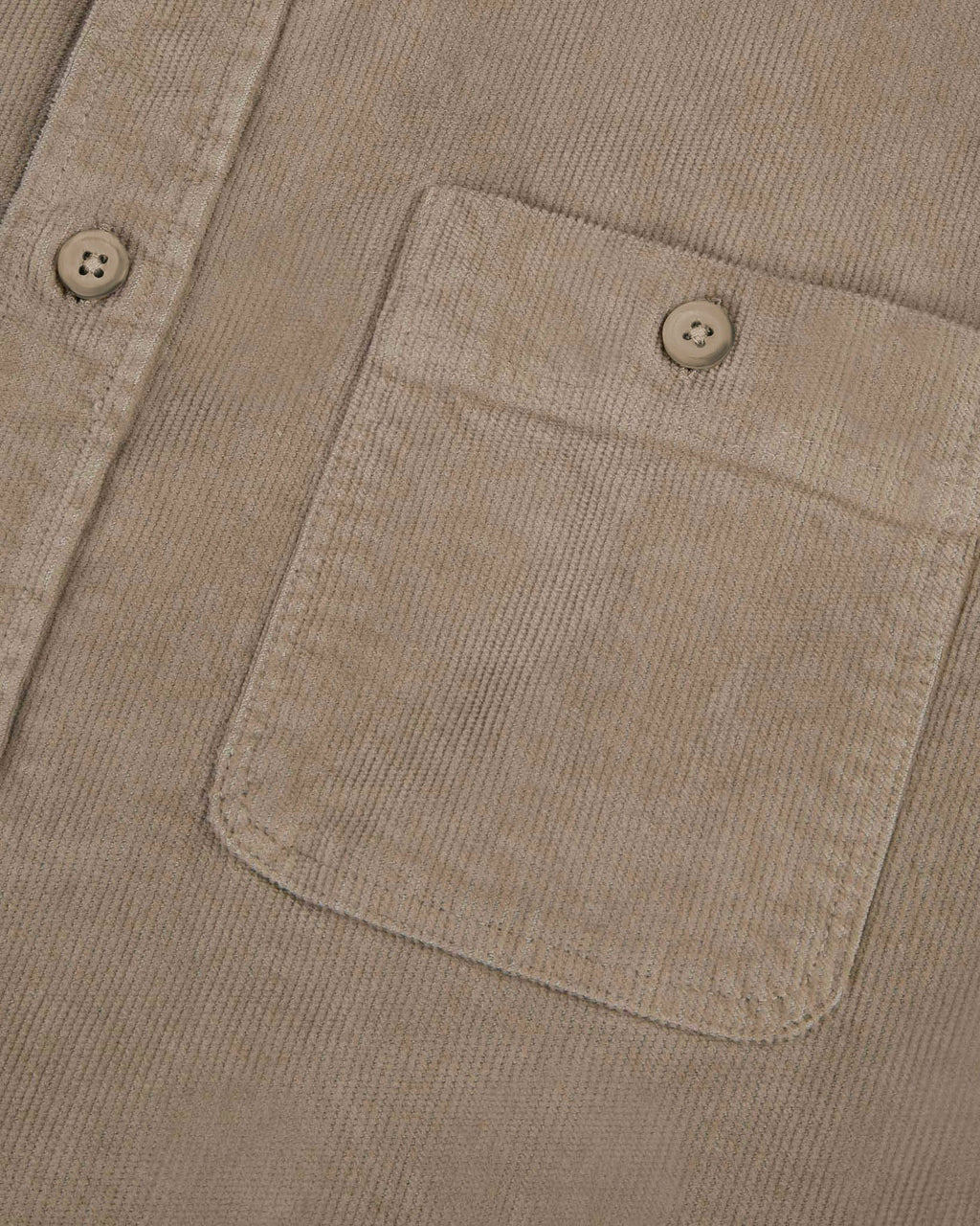 Light Beige Corduroy Shirt