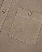 Light Beige Corduroy Shirt