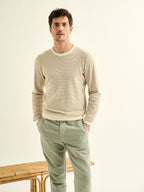 Bayan Jumper - White And Tapenade - Men