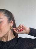 Pendientes Vintage - Colgantes Dorados