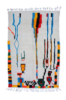Tapis Berbère Coloré - 263 x 150 cm