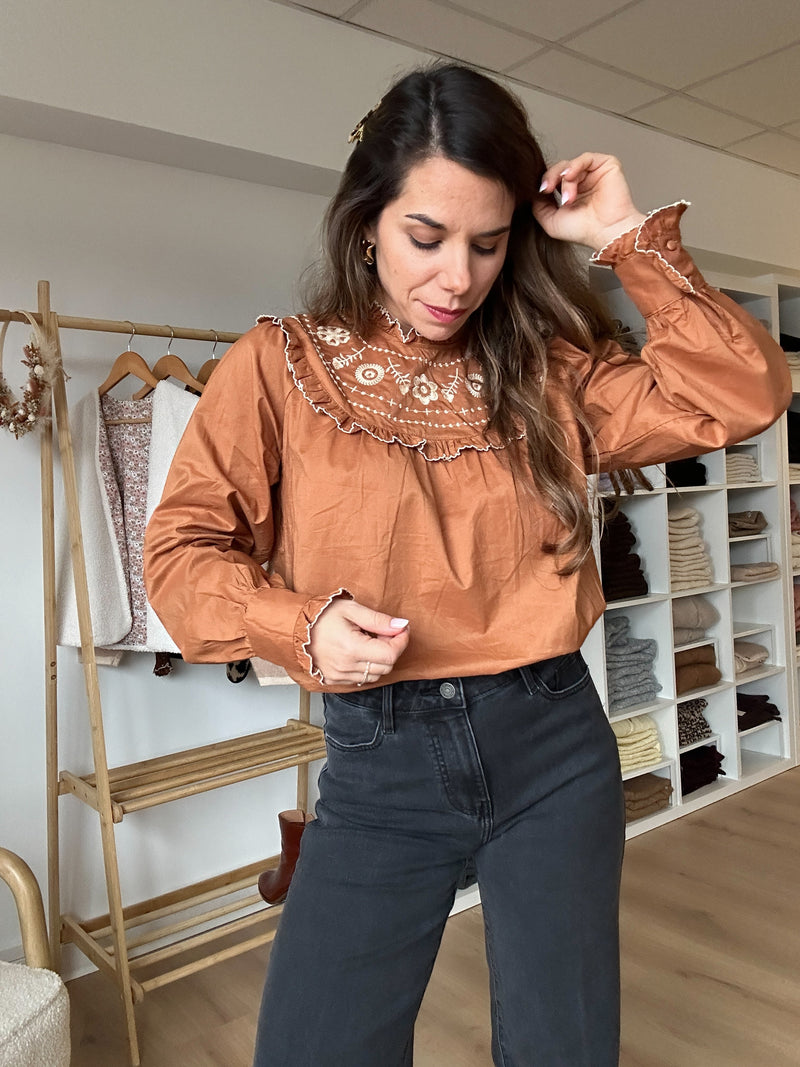 Blouse Chocolat Diane