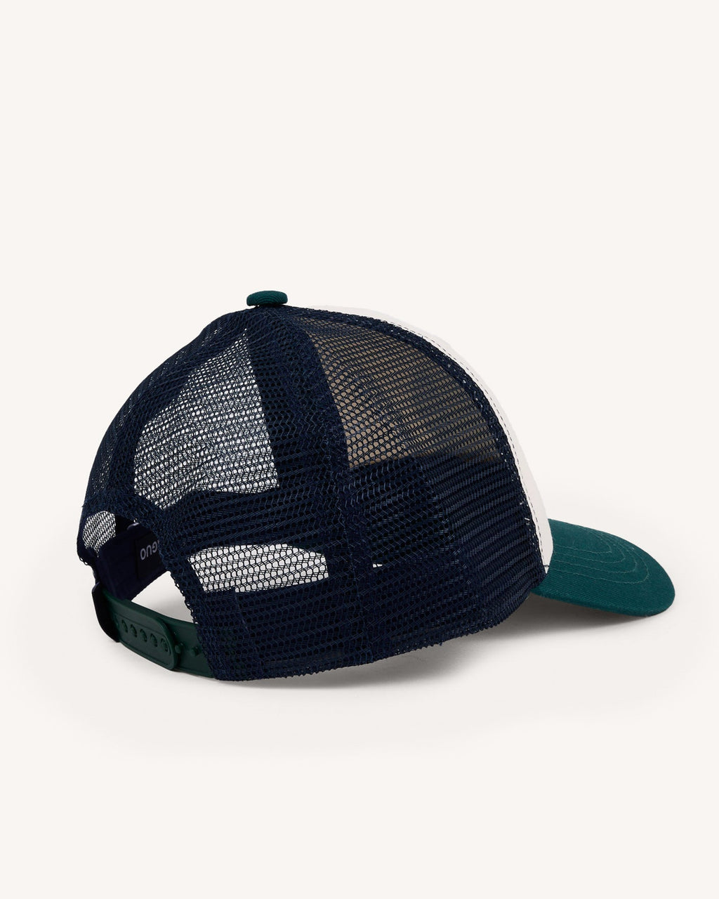 Cappellino verde e blu navy
