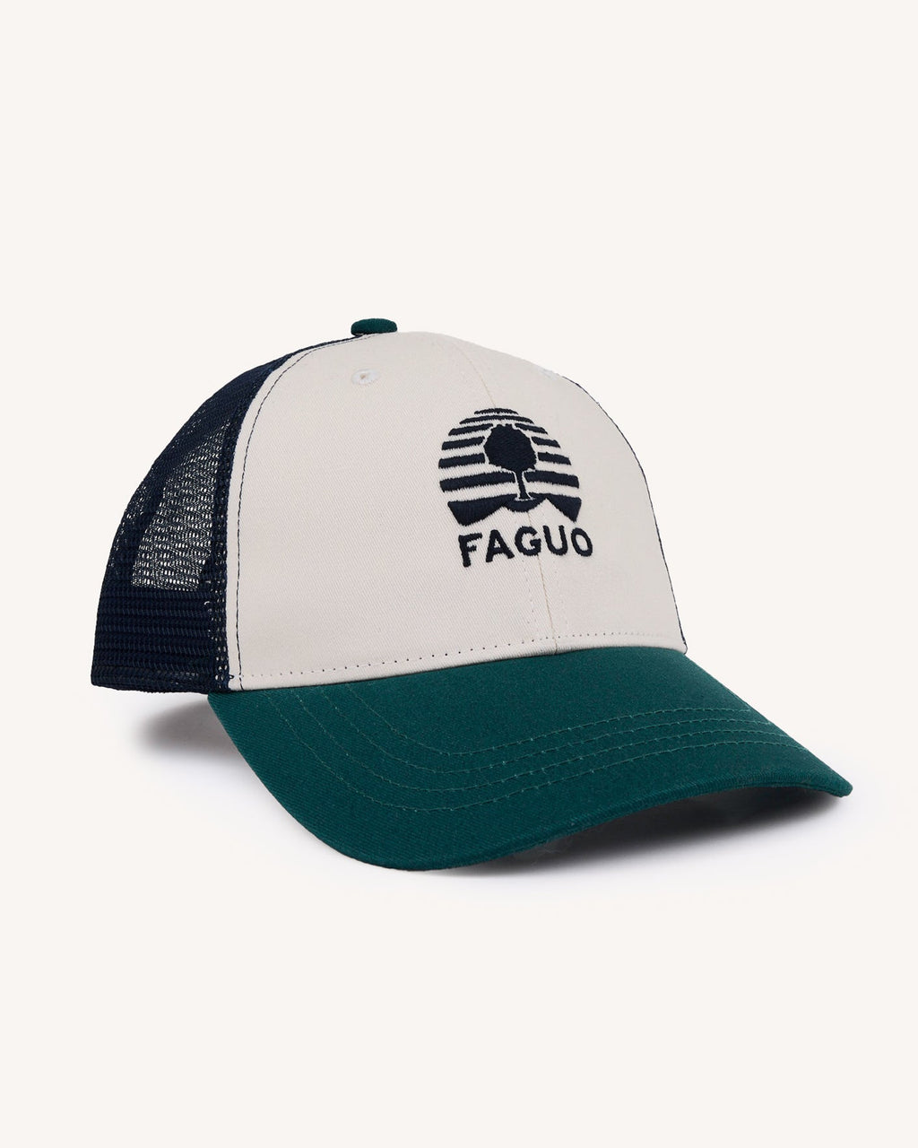 Cappellino verde e blu navy