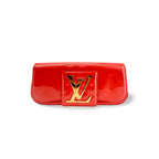 Pochette Louis Vuitton Sobe Clutch Cuir Verni - Rouge