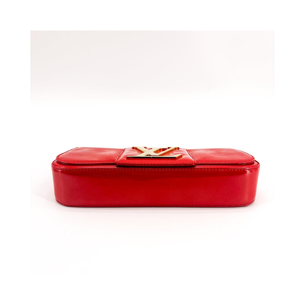 Pochette Louis Vuitton Sobe Clutch Cuir Verni - Rouge